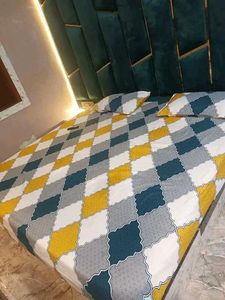 Elastic Bedsheet With Pillow Cover