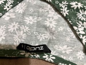 Floral Print Green Dress