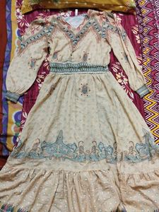 Western Cream Gown