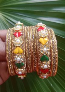Colorful Beaded Bangles