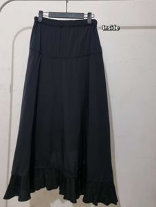 Black Ruffle Skirt