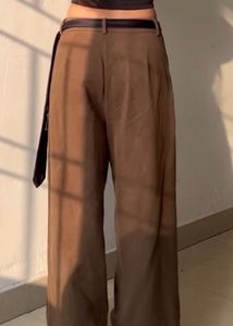 Brown Wide Leg Jeans