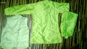 Festive Green Boys&#39; Kurta Set