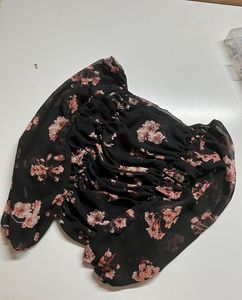 MESH FLORAL TOP