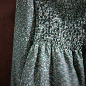 Floral Smocked Blouse