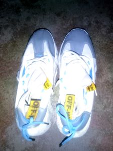 Stylish White &amp; blu shoes