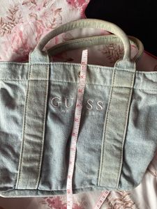 Guess Denim Tote Bag