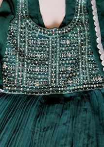 Teal Green Designer Dress