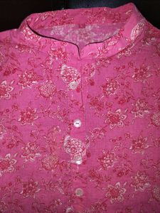 Floral Print Pink Top