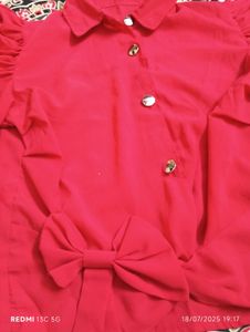 Cute Pink Button-Down Shirt