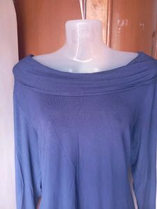 Elegant Cowl Neck Tunic Top