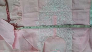 Pink Lukhnowi 4 PC.with Lining