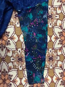 Navy Blue Warm Kurti