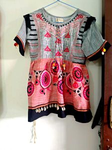 Big Price Drop !!! Embroidered Gujrati Desi Top