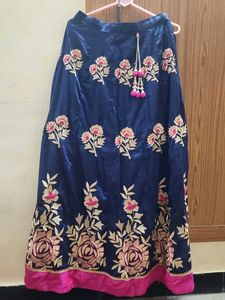 Floral Embroidered Lehenga Skirt