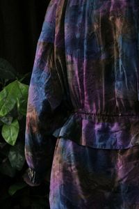 Vintage Adidas Tie-Dye Puffer Jacket