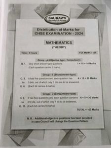 Model sample papers mathematics