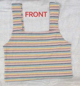 Multicolored Crop Top