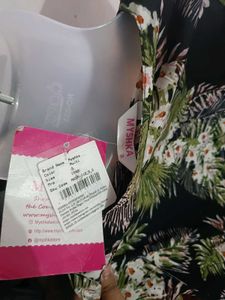 Buy Myshka Women Black &amp;Green Floral Print
