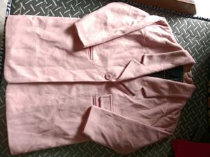 Chic Pink Oversized Coat