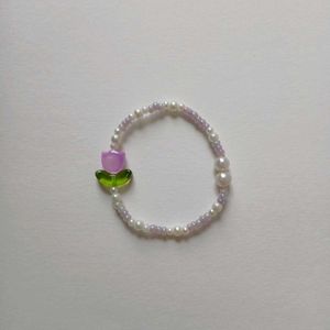 Tulip Beaded Bracelet Set Of 5