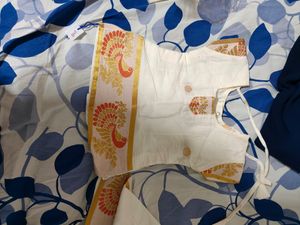 Baby Girl Top Skirt South Indian Pattu Pavadai