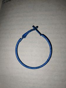 Hoop Earring (Blue Colour)