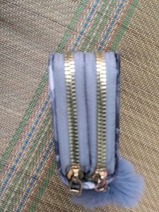 Floral Card Holder with Pom Po