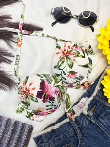 Floral Bikini Top