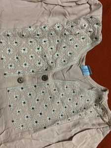 Embroidered Casual Top