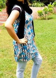 Floral Striped Sleeveless Dress