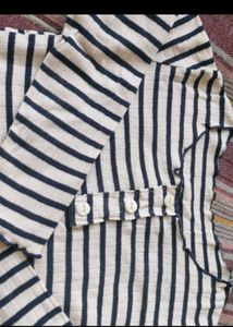 Combo Rainbow Pullover &amp; Striped Full Sleeve Top