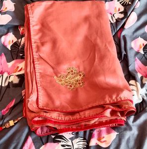 Elegant pure Russian silk saree unused
