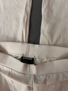 White Flared Leggings