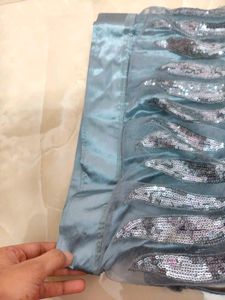 Grey Lehenga /Choli With Grand Sequence Work