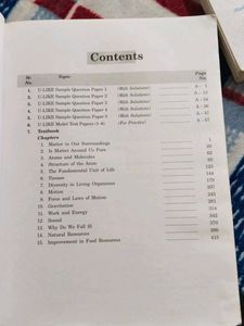 Class 9 Science CBSE Sample Paper Model Test