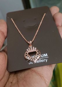 Pure Silver Chain Heartin Dollar