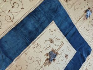 New unused satin Embroidered Bedsheet