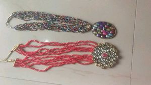 Beaded Choker Necklace Set