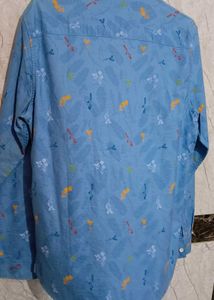MAX Button Down Shirt - Blue Print