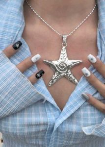 Starfish Silver Pendant Necklace