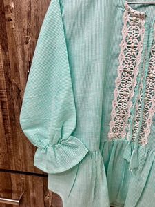 Green Ethnic Top