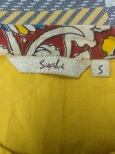 Yellow Cotton Kurti