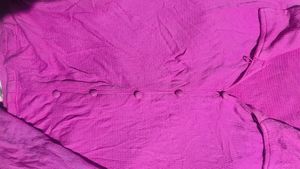 Pink Button-Down Top