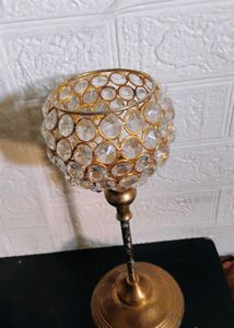 Crystal Ball Candle Stand