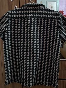 Westside Crochet Patterned Shirt For Unisex