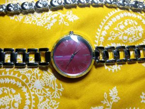 Silver Watch With Bracelet