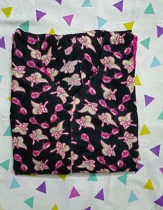 Front Slit Floral Print Kurti