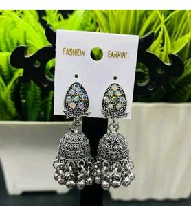 Combo Set Of 4 Silver Jhumkas 💗✨