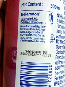 Nivea Refreshing Shower Gel